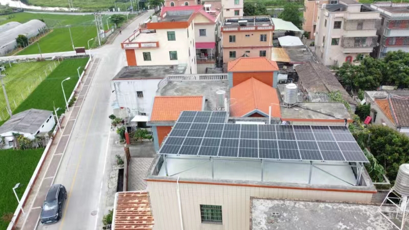 连邦科技为同安区莲花镇打造农村屋顶光伏发电系统