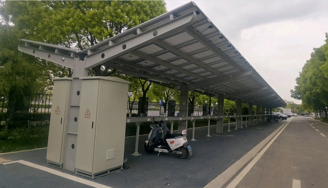 太阳能光伏车棚支架、防水光伏支架、地面太阳能支架